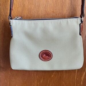 Dooney & Bourke Green and Brown Crossbody Bag